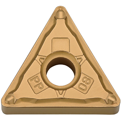 TNMG 331 PP CA5525, 1/64″ Corner Radius, 3/16″ Thick, 3/8″ Inscribed Circle, TiCnulll2O3/TiN, Triangle, Turning Indexable Insert - Exact Industrial Supply