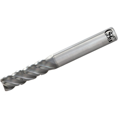 ‎1/4″ Dia. × 1/4″ Shank × 3/4″ DOC × 2-3/4″ OAL, Carbide, Duarise, 4 Flute, Shrink Fit, Square, Solid End Mill - Exact Industrial Supply