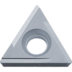 TPGH 221 Hard Steel TN60, 1/64″ Corner Radius, 1/8″ Thick, 1/4″ Inscribed Circle, TiCN/NbC, Triangle, Turning Indexable Insert - Exact Industrial Supply