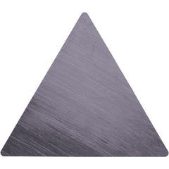 TPG 222 PT600M, 1/32″ Corner Radius, 1/8″ Thick, 1/4″ Inscribed Circle, Al2O3/TiC (MEGACOAT), 60 Degree Triangle, Turning Indexable Insert