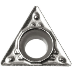 TPMT 2205 HQ TN610, 0.0079″ Corner Radius, 1/8″ Thick, 1/4″ Inscribed Circle, TiCN, Triangle, Turning Indexable Insert - Exact Industrial Supply