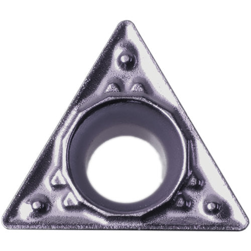 TPMT 222 HQ PR1725, 1/32″ Corner Radius, 1/8″ Thick, 1/4″ Inscribed Circle, MEGACOAT NANO PLUS, 60 Degree Triangle, Turning Indexable Insert