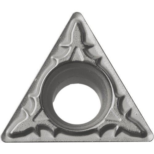 TPMT 321 XP TN610, 1/64″ Corner Radius, 1/8″ Thick, 3/8″ Inscribed Circle, TiCN, Triangle, Turning Indexable Insert - Exact Industrial Supply