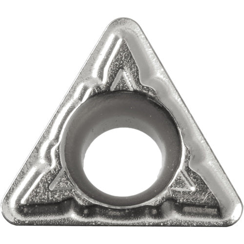 TPMT 322 XQ TN610, 1/32″ Corner Radius, 1/8″ Thick, 3/8″ Inscribed Circle, TiCN, Triangle, Turning Indexable Insert - Exact Industrial Supply