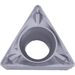 TPMX 221 WP PR1725, 1/64″ Corner Radius, 1/8″ Thick, 1/4″ Inscribed Circle, MEGACOAT NANO PLUS, 60 Degree Triangle, Turning Indexable Insert