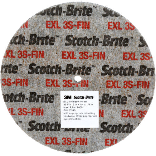 Scotch-Brite SST Unitized Wheel 3″ × 1/2″ × 1/4″ 3A FIN