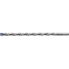 4.5 mm Dia. × 6 mm Shank × 118 mm Flute Length × 158 mm OAL, 140°, 2xD Flute, Coolant Thru, DIN 6535 HA, Round Solid Carbide Drill - Exact Industrial Supply