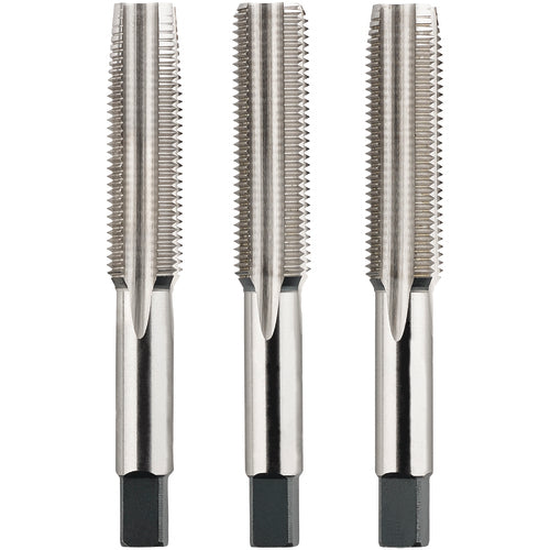 ‎3/8-24 H3 4-Flute High Speed Steel Hand Tap Set-Bright Series/List #2046 - Eagle Tool & Supply