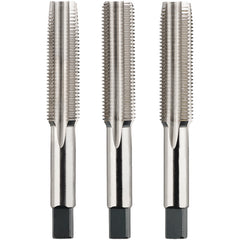‎3/8-16 H3 4-Flute High Speed Steel Hand Tap Set-Bright Series/List #2046 - Eagle Tool & Supply