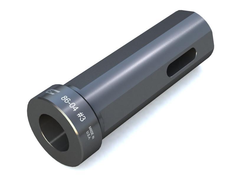 Taper Drill Sockets: Morse Taper - (Overall Length: 11-1/8") (Shank Dia: 50mm) - Part #: CNC 86-08#5M - Eagle Tool & Supply