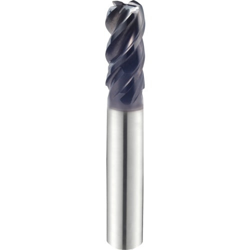 1″ × 1″ × 3″ × 6″ 4 Flute 0.0300″ C/R Carbide End Mill-Plain Shank - Y-Coating
