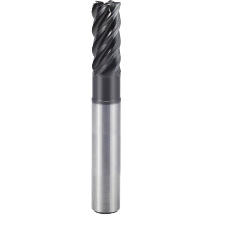 1″ × 1″ × 1 1/4″ × 5″ 5 Flute Square End Carbide End Mill-Plain Shank - Y-Coating