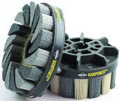 100mm x 38mm - 80 Grit - Nampower™ Nylon Abrasive Turbine Brush - Eagle Tool & Supply