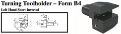 VDI Turning Toolholder - Form B4 (Left-Hand Short-Inverted) - Part #: CNC86 24.5025 - Eagle Tool & Supply