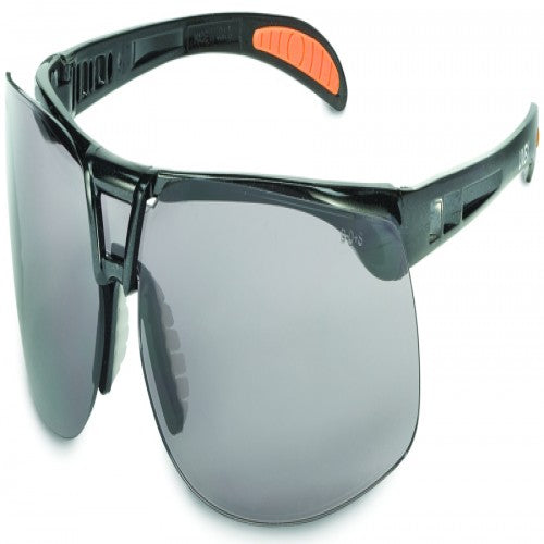 Protege Black Frame - Gray HydroSheildÆ Anti-Fog Lens Safety Glasses - Eagle Tool & Supply