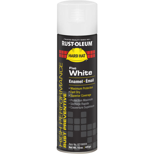 WHITE FLAT 15OZ - Exact Industrial Supply