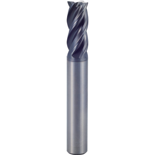 5/8″ × 5/8″ × 3 1/4″ × 6″ 4 Flute Square End Carbide End Mill-Plain Shank - Y-Coating - Exact Industrial Supply