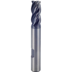 6 × 6 × 20 × 70 mm 2 Flute Square End Carbide End Mill-Plain Shank - Exact Industrial Supply