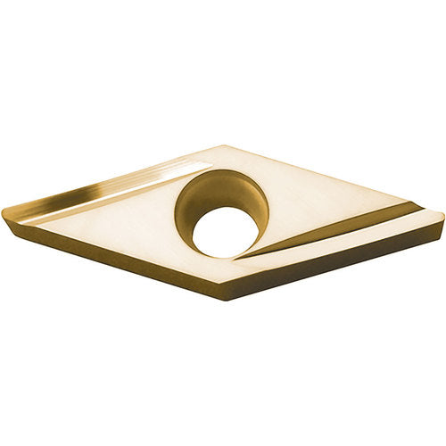 VBGT 3305 Y PV720, 0.008″ Corner Radius, 3/16″ Thick, 3/8″ Inscribed Circle, TiCN (MEGACOAT NANO), 35 Degree Diamond, Turning Indexable Insert