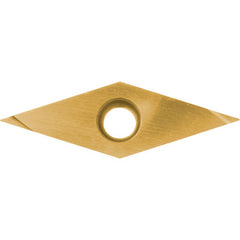 VBGT 2205 F PV720, 0.008″ Corner Radius, 1/8″ Thick, 1/4″ Inscribed Circle, TiCN (MEGACOAT NANO), 35 Degree Diamond, Turning Indexable Insert