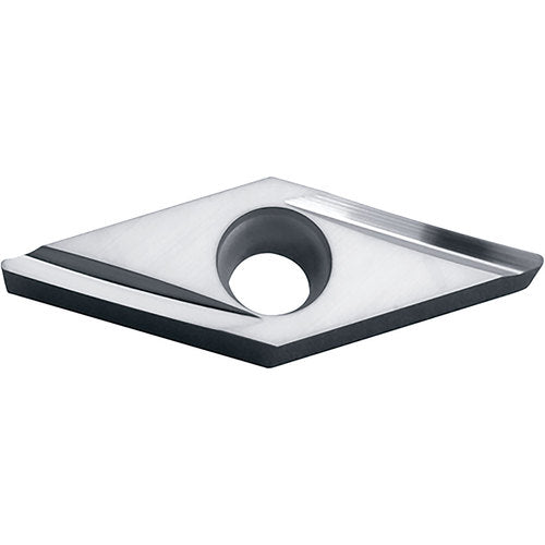 VBGT 331 Y KW10, 1/64″ Corner Radius, 3/16″ Thick, 3/8″ Inscribed Circle, WC/Co, 35 Degree Diamond, Turning Indexable Insert