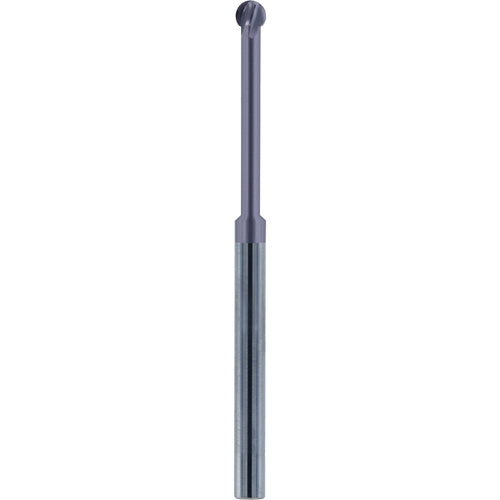 1/4″ Dia. × 1/4″ Shank × 2.713″ DOC × 4 OAL, Carbide nACo, 4 Flute, Ballnose End Mill - Exact Industrial Supply