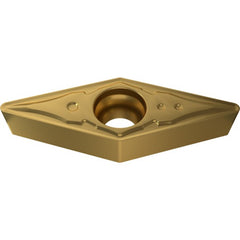 VBMT 332 UG YG801, 1/32″ Corner Radius, 3/16″ Thick, 3/8″ Inscribed Circle, PVD, Turning Indexable Insert