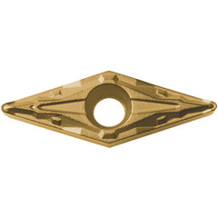 VBMT 222 PP PV720, 1/32″ Corner Radius, 1/8″ Thick, 1/4″ Inscribed Circle, TiCN (MEGACOAT NANO), Diamond, Turning Indexable Insert - Exact Industrial Supply