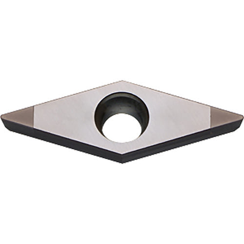 VCGW 15151 MET KBN25M, 1/64″ Corner Radius, 3/32″ Thick, 3/16″ Inscribed Circle, MEGACOAT, Diamond, Turning Indexable Insert - Exact Industrial Supply