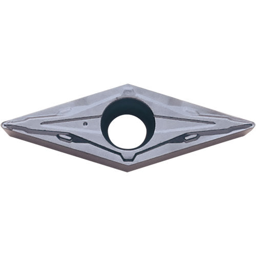 VCMT 15151 PP PR1725, 1/64″ Corner Radius, 3/32″ Thick, 3/16″ Inscribed Circle, MEGACOAT NANO PLUS, 35 Degree Diamond, Turning Indexable Insert