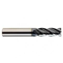 1/2 x 1/2 x 1-1/4 x 3-1/2 4Fl .030 C/R Carbide End Mill - TiALN - Eagle Tool & Supply