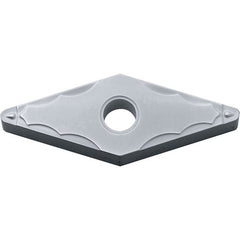 VNMG 332 GP TN60, 1/32″ Corner Radius, 3/16″ Thick, 3/8″ Inscribed Circle, TiCN/NbC, Diamond, Turning Indexable Insert - Exact Industrial Supply