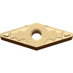 VNMG 331 HQ CCX, 1/64″ Corner Radius, 3/16″ Thick, 3/8″ Inscribed Circle,  TiCl2O3/Tin, 35 Degree Diamond, Turning Indexable Insert