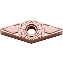 VNMG 332 KH CA315, 1/32″ Corner Radius, 3/16″ Thick, 3/8″ Inscribed Circle, TiCnulll2O3/Ti, Diamond, Turning Indexable Insert - Exact Industrial Supply