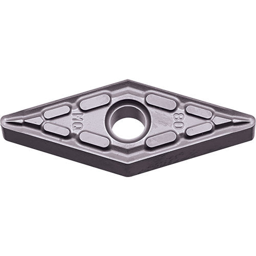 VNMG 332 MQ PR1325, 1/32″ Corner Radius, 3/16″ Thick, 3/8″ Inscribed Circle, MEGACOAT, Diamond, Turning Indexable Insert - Exact Industrial Supply