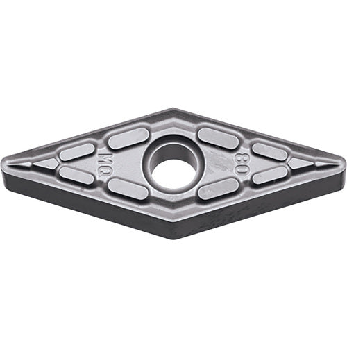 VNMG 332 MQ PR005S, 1/32″ Corner Radius, 3/16″ Thick, 3/8″ Inscribed Circle, MEGACOAT HARD, Diamond, Turning Indexable Insert
