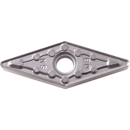 VNMG 331 MS PR1115, 1/64″ Corner Radius, 3/16″ Thick, 3/8″ Inscribed Circle, TiAlN, 35 Degree Diamond, Turning Indexable Insert