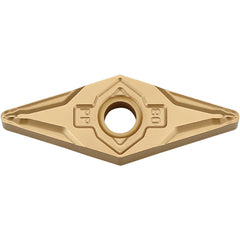 VNMG 333 PP CCX, 3/64″ Corner Radius, 3/16″ Thick, 3/8″ Inscribed Circle,  TiCl2O3/Tin, 35 Degree Diamond, Turning Indexable Insert