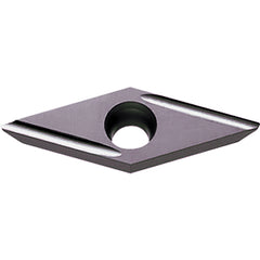 VPET 151505 MF-U PR1425, 0.0079″ Corner Radius, 3/32″ Thick, 3/16″ Inscribed Circle, MEGACOAT NANO, Diamond, Turning Indexable Insert - Exact Industrial Supply