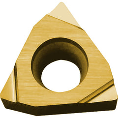 WBET 15151 F PV730, 1/64″ Corner Radius, 3/32″ Thick, 3/16″ Inscribed Circle, TiAlN/TiN, 80 Degree Trigon, Turning Indexable Insert