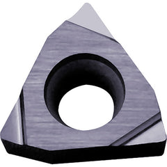 WBET 12102 F PR1725, 0.004″ Corner Radius, 1/16″ Thick, 5/32″ Inscribed Circle, MEGACOAT NANO PLUS, 80 Degree Trigon, Turning Indexable Insert