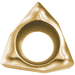 WBMT 15151 DP PV720, 1/64″ Corner Radius, 3/32″ Thick, 3/16″ Inscribed Circle, TiCN (MEGACOAT NANO), 80 Degree Trigon, Turning Indexable Insert