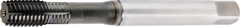 M10x1.5 6HX 0 Flute HSSCoPM Semi-Bottoming Thread Forming Tap-TiN - Eagle Tool & Supply