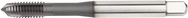 1-8 2B 3 Flute HSSCo Plug Spiral Point Tap-TiN - Eagle Tool & Supply