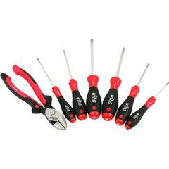 7PC SET PLIERS/SCREWDRIVERS - Eagle Tool & Supply