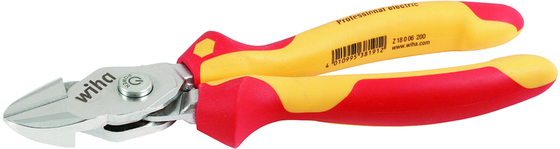 8" Insulated BiCut SuperCut Compound Cutters with Natural Brush Finish - Eagle Tool & Supply