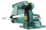 744, 740 Series Mechanics Vise - Swivel Base, 4" Jaw Width, 4-1/2" Jaw Opening, 3-7/8" Throat Depth - Eagle Tool & Supply