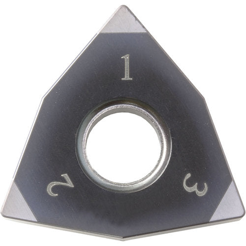 WNGA 431 KBN525, 1/64″ Corner Radius, 3/16″ Thick, 1/2″ Inscribed Circle, 80 Degree Trigon, Turning Indexable Insert