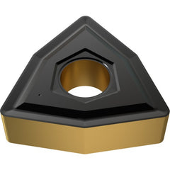 WNMG 432 UC YG1001, 1/32″ Corner Radius, 3/16″ Thick, 1/2″ Inscribed Circle, CVD, Trigon, Turning Indexable Insert