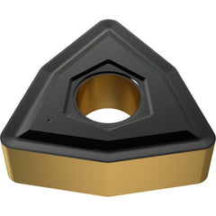 WNMG 433 UC YG1001, 3/64″ Corner Radius, 3/16″ Thick, 1/2″ Inscribed Circle, CVD, Trigon, Turning Indexable Insert
